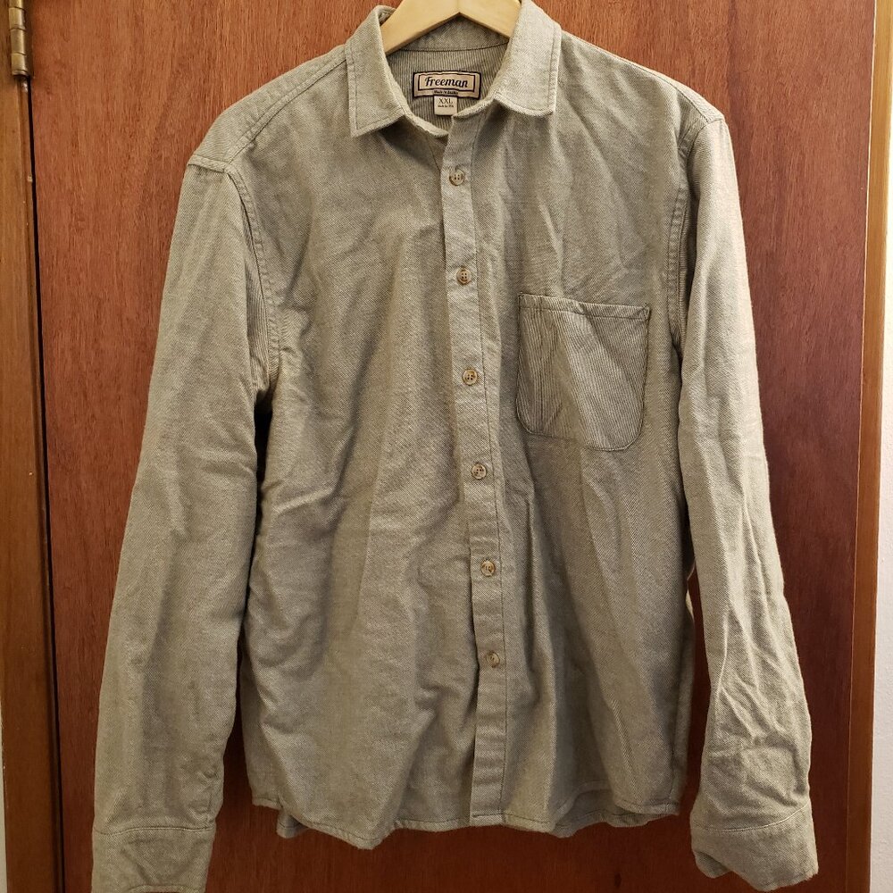 Freeman Seattle Mens Weathervane Button Up Shirt Size XXL